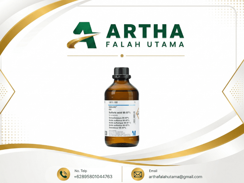 Botol Sulfuric acid 95-97% EMSURE Merck 1.00731