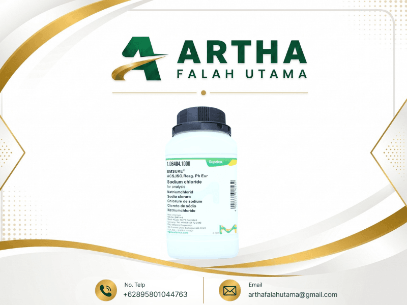 Kemasan Sodium chloride EMSURE Merck 1.06404