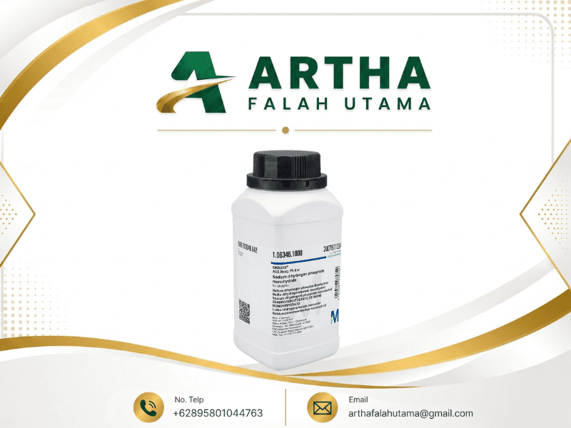 Kemasan Sodium dihydrogen phosphate monohydrate EMSURE Merck 1.06346