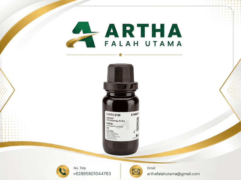 Kemasan Iodine resublimed EMSURE Merck 1.04761