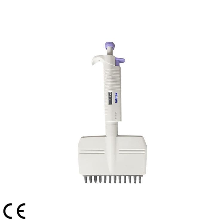 Infitek Fully Autoclavable 12-Channel Manual Pipette PIPE-MP12