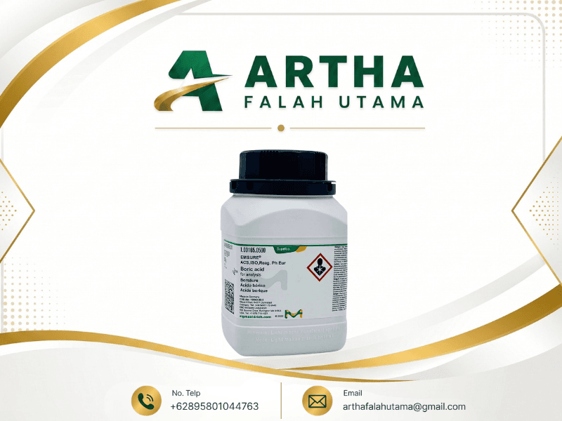 Kemasan Boric acid EMSURE Merck 1.00165