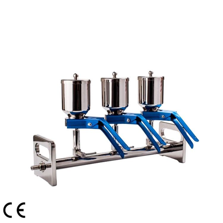 Infitek 3-Branch Stainless Steel Vacuum Filtration Manifold MFA-3S MFA-3RS