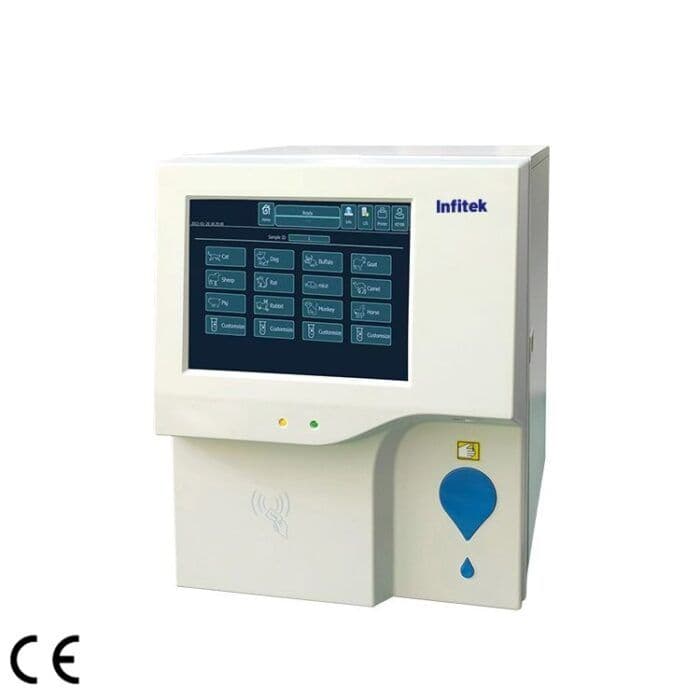 Infitek Veterinary 3-Part Hematology Analyzer HEMA-V6190